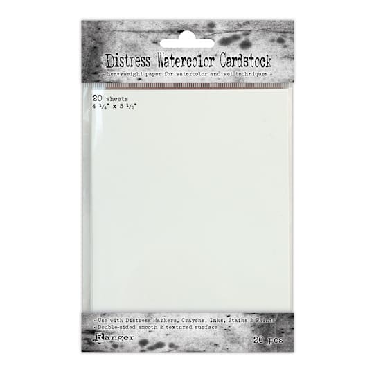 Tim Holtz® Distress® Watercolor Cardstock Paper, 4.25" x 5.5"